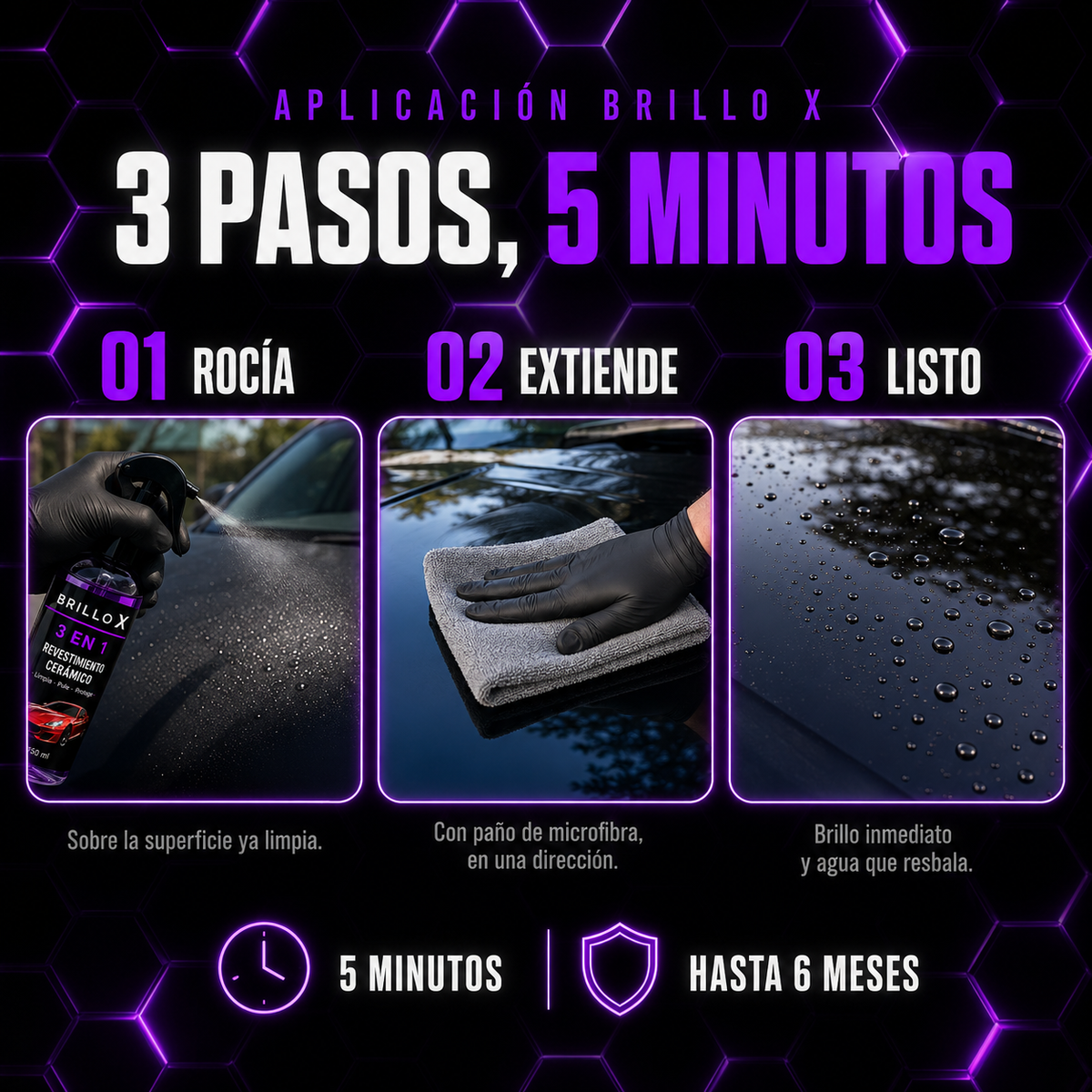 BRILLO X® · Revestimiento Cerámico 3 en 1