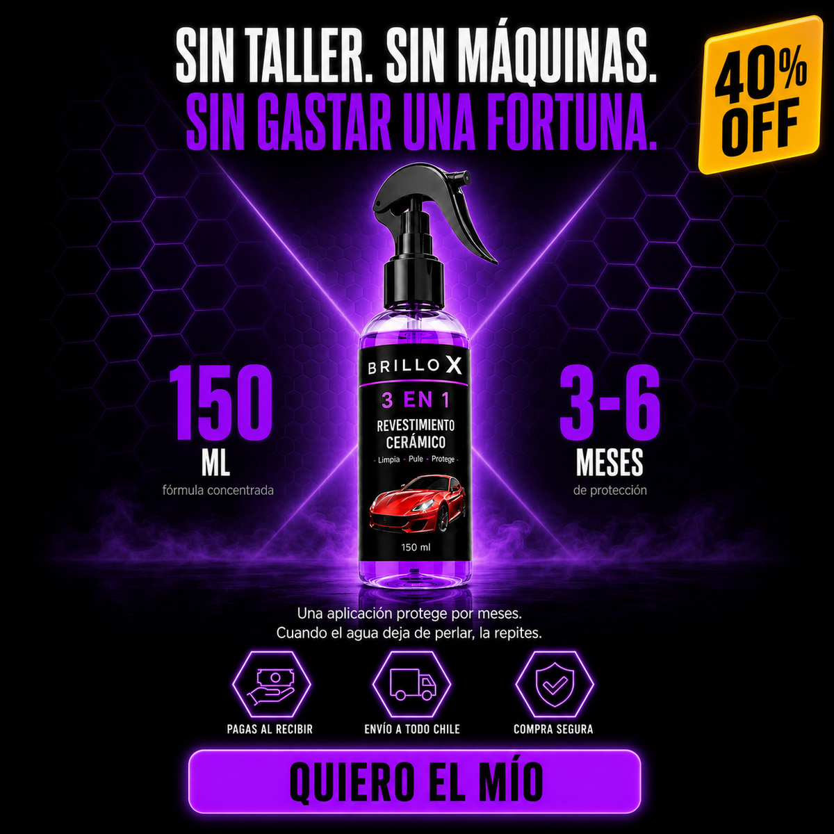 BRILLO X® · Revestimiento Cerámico 3 en 1