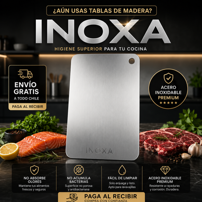 Tabla INOXA® | Higiene Total · Cero olores