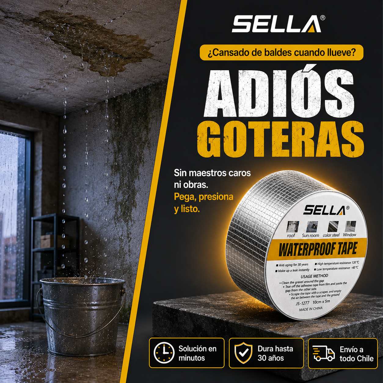 SELLA® la filtración en segundos.