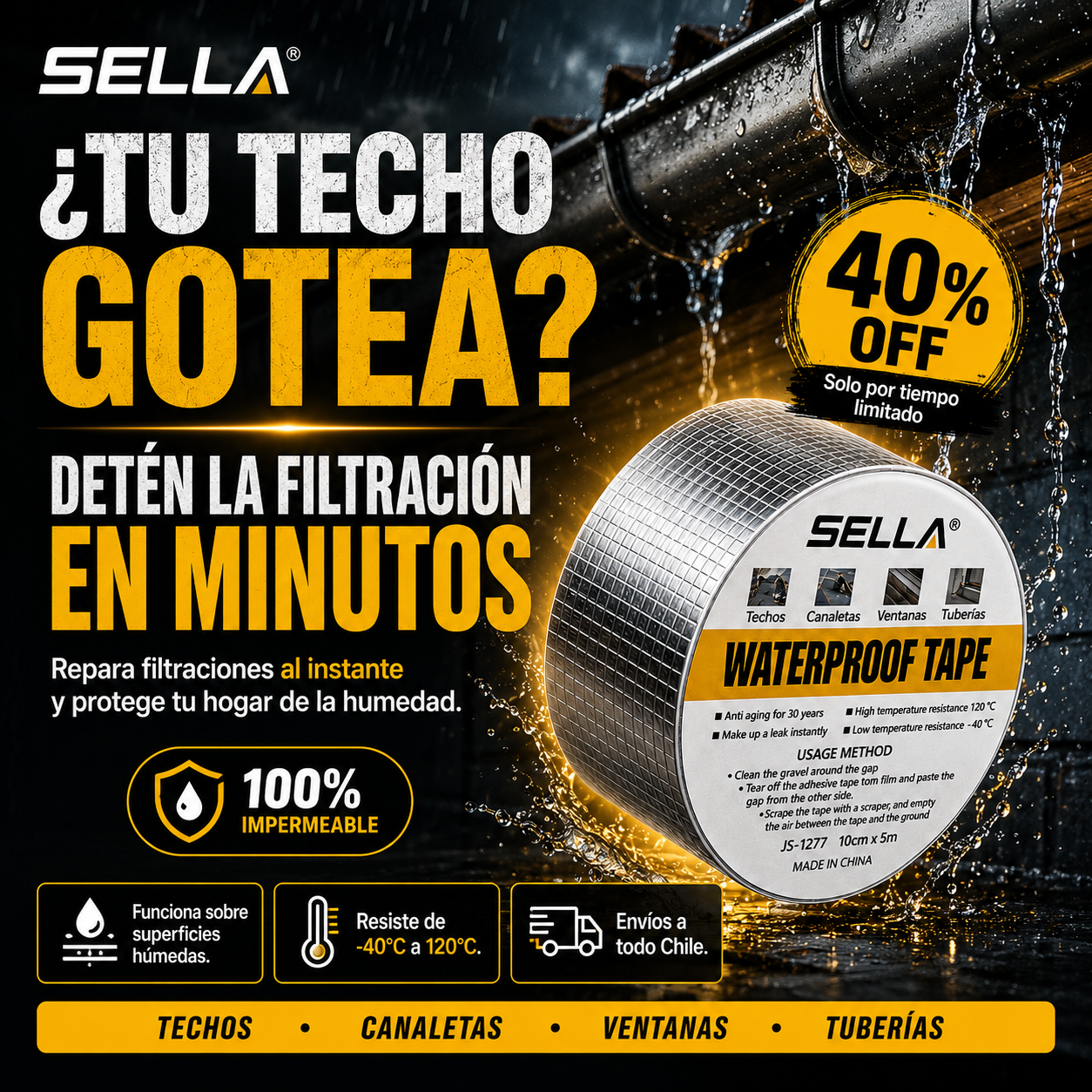 SELLA® la filtración en segundos.