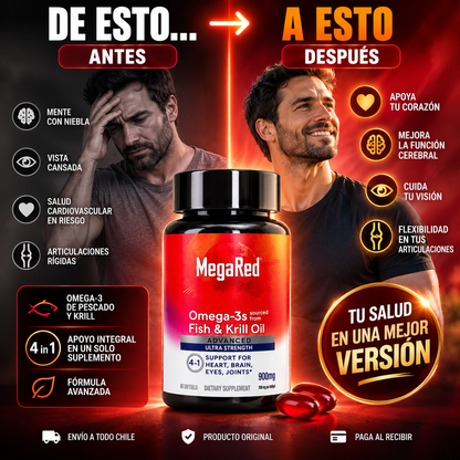 MegaRed® Ultra Strength: maxima vitalidad