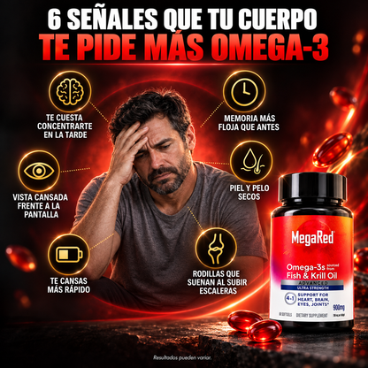 MegaRed® Ultra Strength: maxima vitalidad