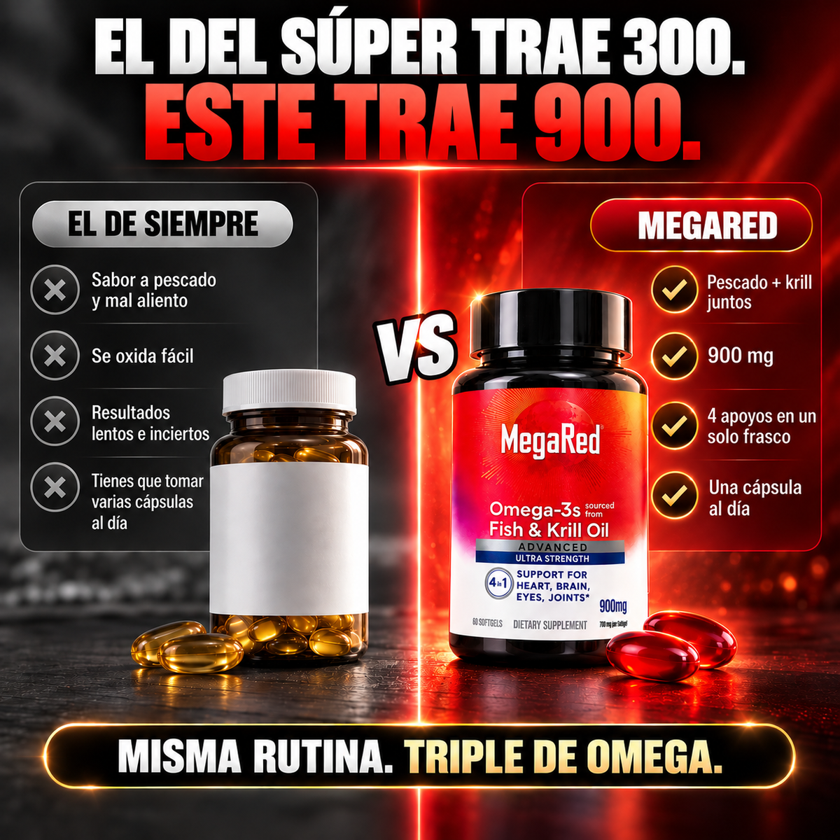 MegaRed® Ultra Strength: maxima vitalidad