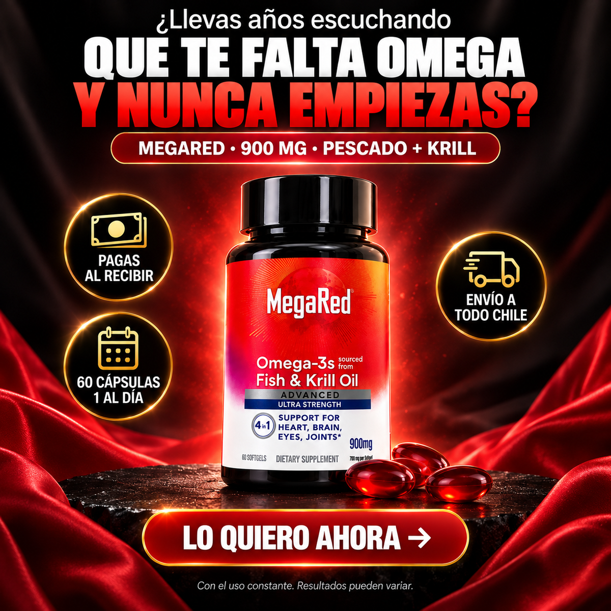 MegaRed® Ultra Strength: maxima vitalidad