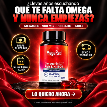 MegaRed® Ultra Strength: maxima vitalidad