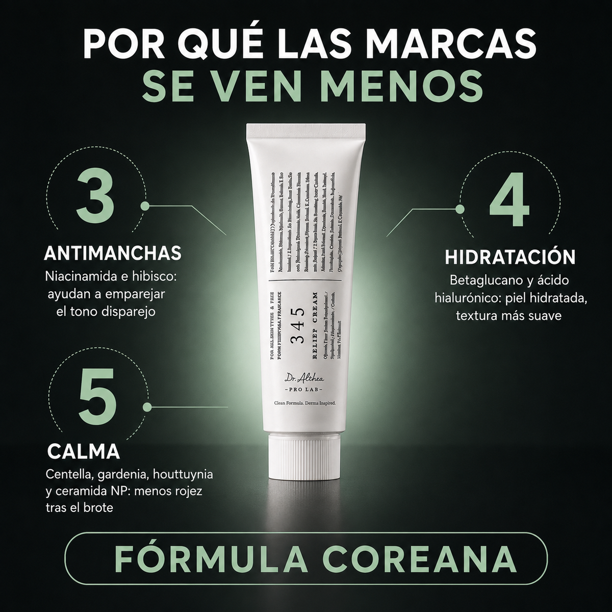 Dr. Althea 345 · Piel de porcelana
