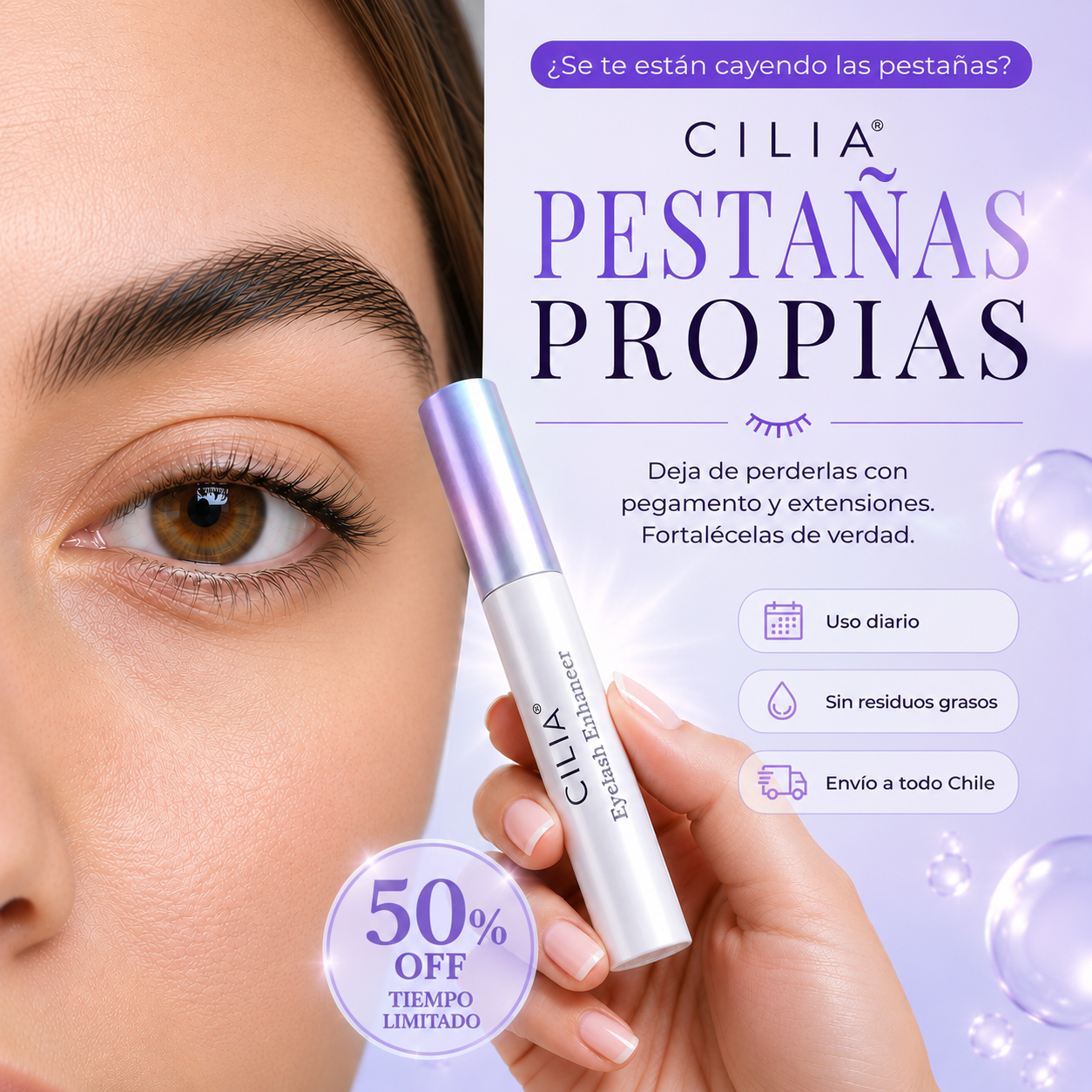 CILIA® · 2X1 Adiós Pestañas caídas