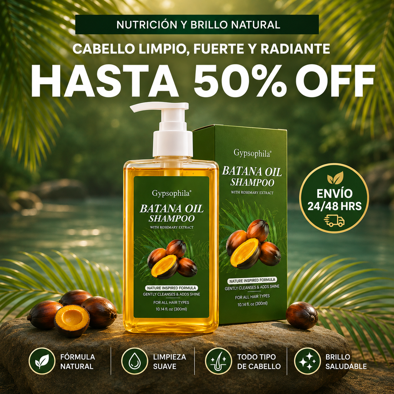 Shampoo Batana Crecimiento Cabello